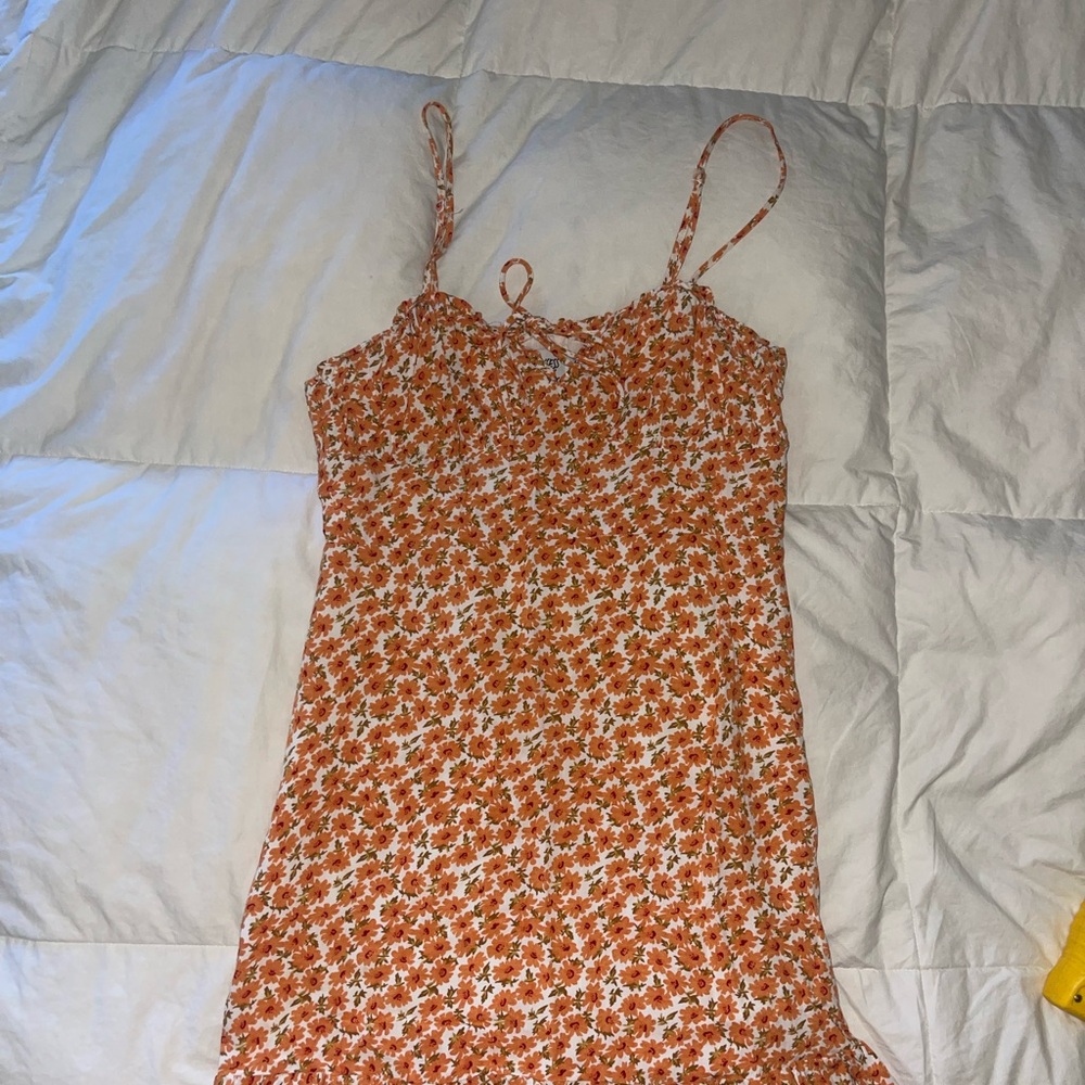 Princess Polly Orange Floral Dress